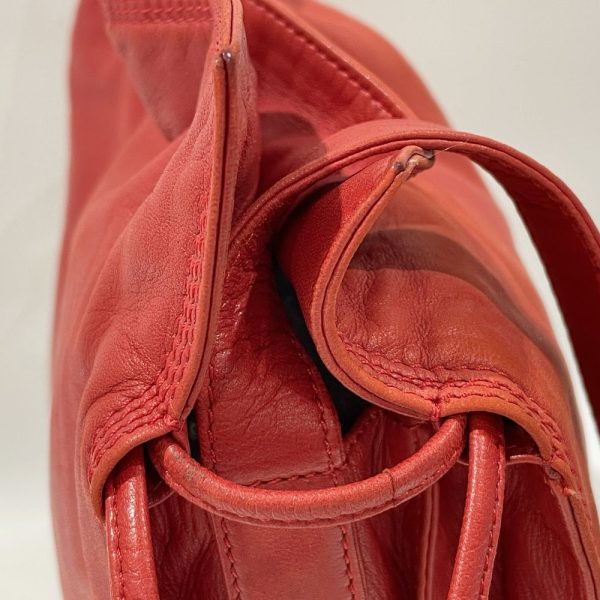 20454936 15 Loewe Anagram Nappa Drawstring Crossbody Shoulder Bag Red