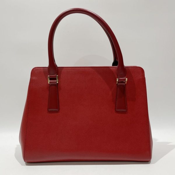 20455013 2 Burberry Logo Plate Internal Check Vintage Handbag Red