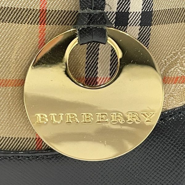 20455020 8 Burberry Logo Check Vintage Mini Tote Handbag