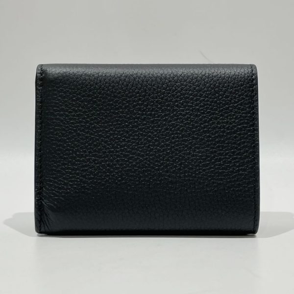 20456083 2 Loewe Anagram Trifold Wallet Black