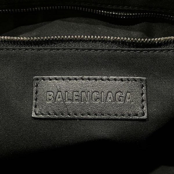 20456568 10 Balenciaga Tote Bag Cities Paris Jumbo Logo Print Bicolor Black White