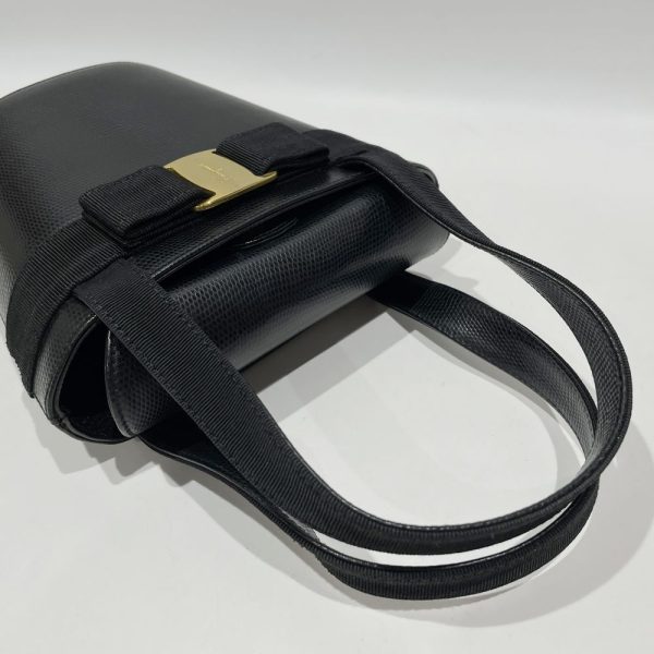 20456621 8 Salvatore Ferragamo Vara Ribbon Handbag Black