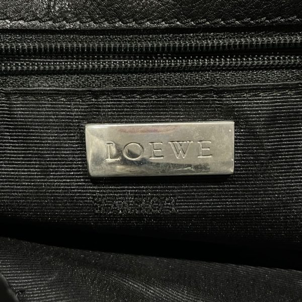 20456632 11 Loewe Anagram Crossbody Shoulder Bag Black