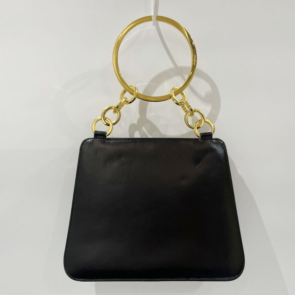 20457912 2 Salvatore Ferragamo Ring Hardware Mini Handbag Black