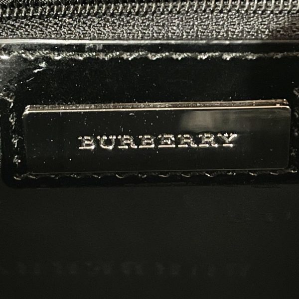 20457936 10 Burberry Logo Top Handle All Over Pattern Handbag Black