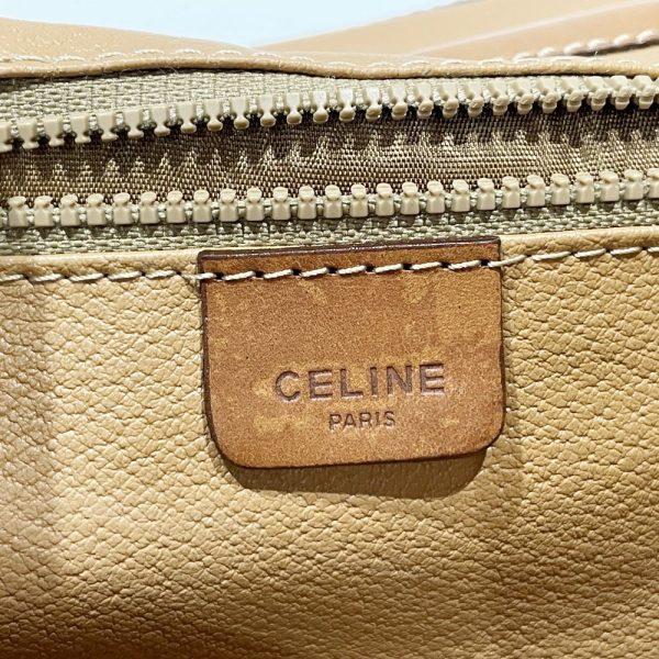 20458206 12 CELINE Macadam Shoulder Crossbody Bag Brown