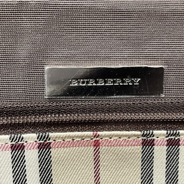 20458208 6 Burberry Logo Plate Internal Check Handbag