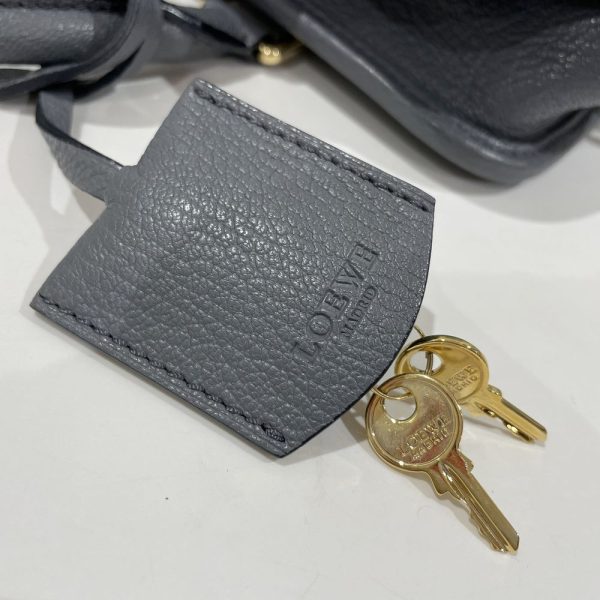 20458324 11 Loewe Amazona Anagram Handbag Gray