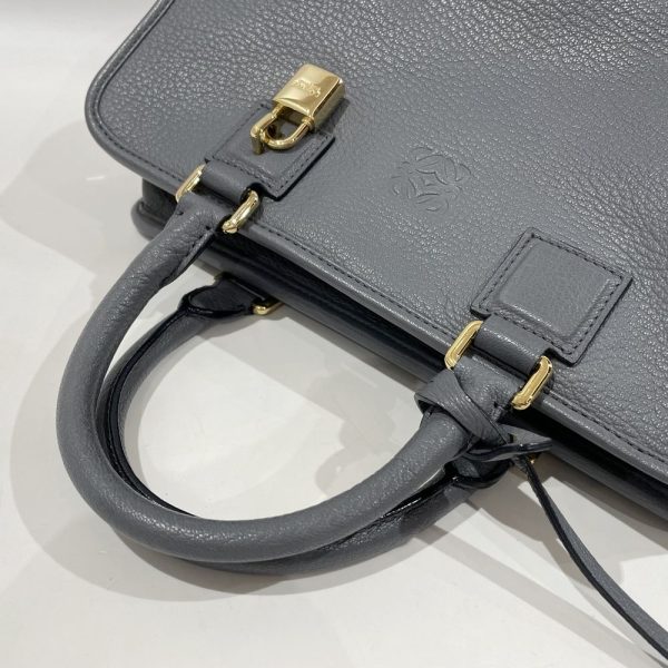 20458324 5 Loewe Amazona Anagram Handbag Gray