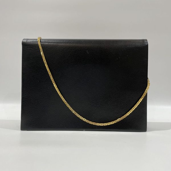 20458967 2 Yves Saint Laurent Top Handle Trapezoid Handbag Black