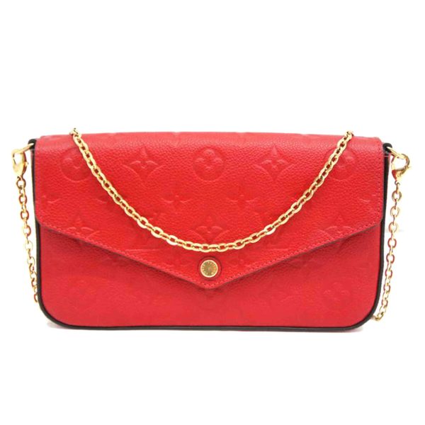 20459 1 Louis Vuitton Pochette Fercy Embrunte Scarlet Red