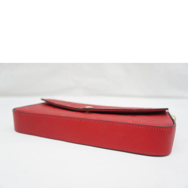 20459 3 Louis Vuitton Pochette Fercy Embrunte Scarlet Red