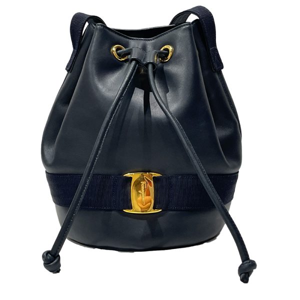 20460358 1 Salvatore Ferragamo Vara Ribbon Drawstring Crossbody Shoulder Bag