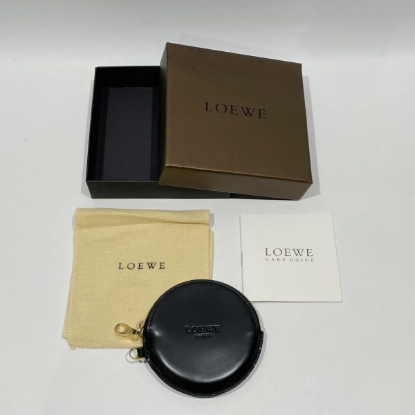 20460363 9 Loewe Logo Coin Case Black