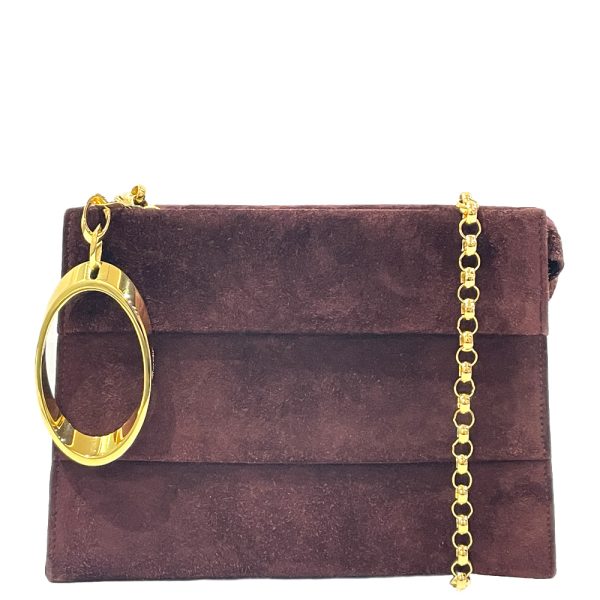 20460517 1 Salvatore Ferragamo Square Chain Crossbody Shoulder Bag