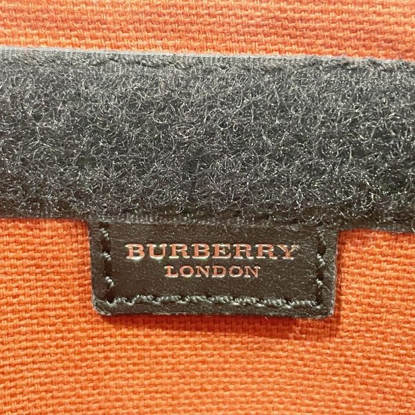 20460520 7 Burberry London Logo No Gusset Check Crossbody Bag Brown