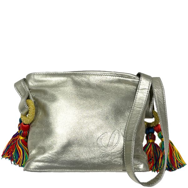 20460525 1 Loewe Anagram Fringe Nappa Mini Shoulder Bag