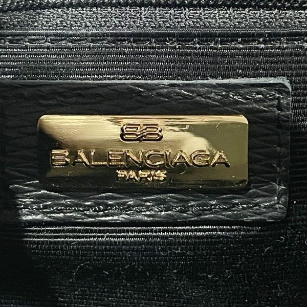 20460906 7 Balenciaga Handbag Bb Hardware Logo Mini Vintage Leather Black