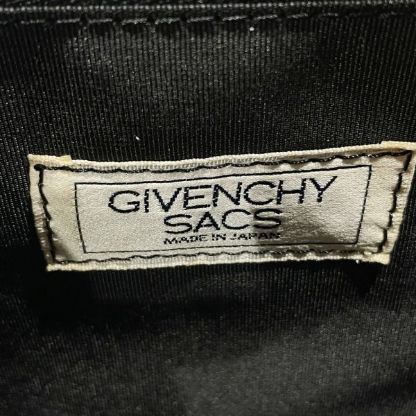 20460907 11 GIVENCHY 4G Logo Plate Chain Shoulder Bag Black