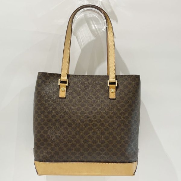 20460919 2 CELINE Macadam Triomphe Tote Bag