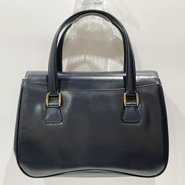 20460938 2 GUCCI Ladylock Handbag Navy