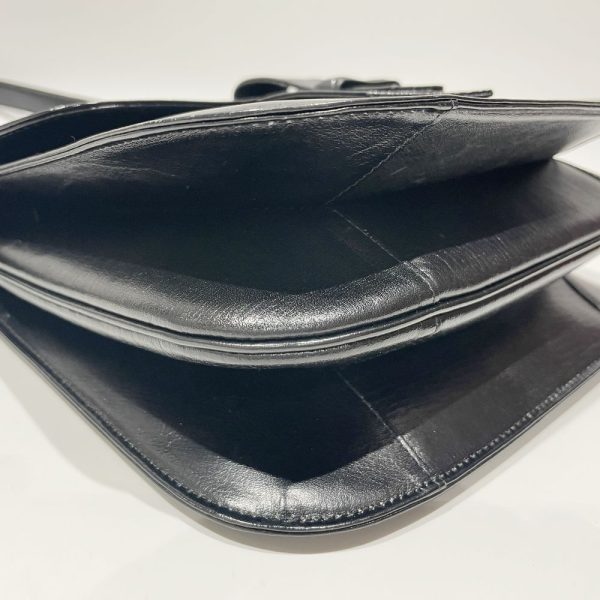 20462019 6 Prada Triangle Logo Plate Mini Pouch Black