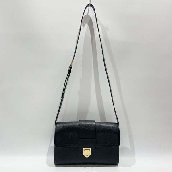 20462032 7 Prada Tessuto Triangle Logo Pouch Shoulder Bag Black