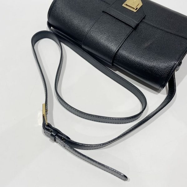 20462032 8 Prada Tessuto Triangle Logo Pouch Shoulder Bag Black