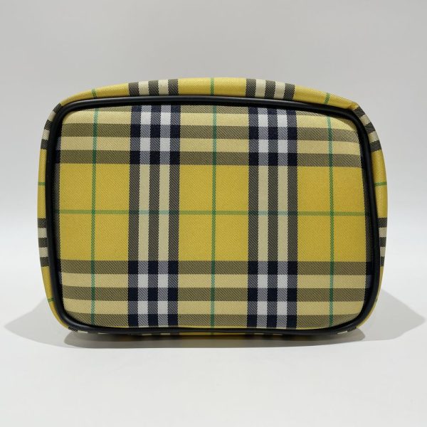 20462144 4 Burberry London Check Vanity Handbag Yellow