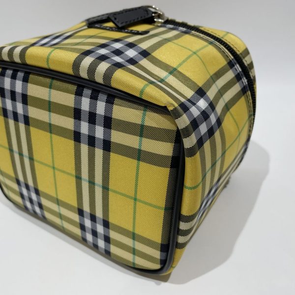 20462144 5 Burberry London Check Vanity Handbag Yellow