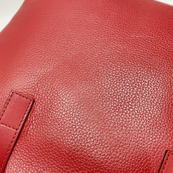 20462269 11 CELINE Circle Logo Shoulder Bag Red