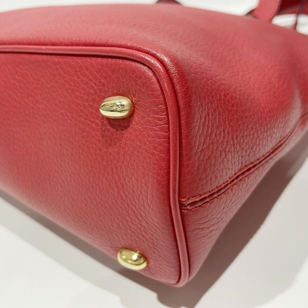 20462269 4 CELINE Circle Logo Shoulder Bag Red