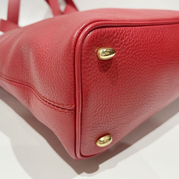 20462269 5 CELINE Circle Logo Shoulder Bag Red