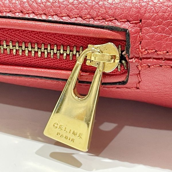 20462269 8 CELINE Circle Logo Shoulder Bag Red