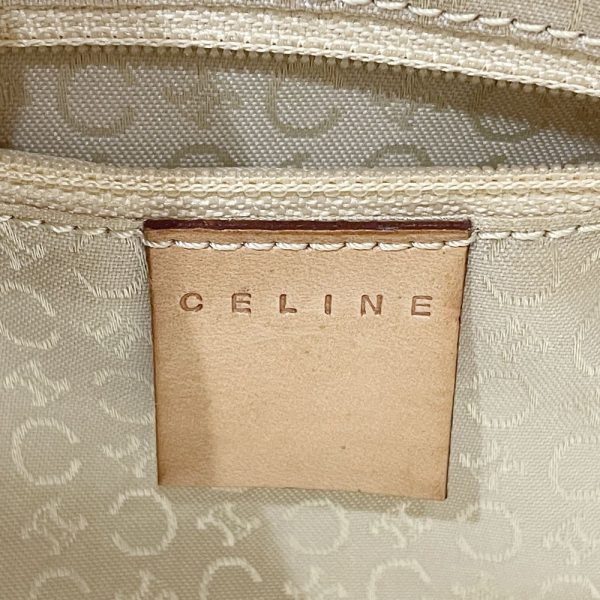 20462547 11 CELINE C Macadam Cylindrical Drum Handbag Brown