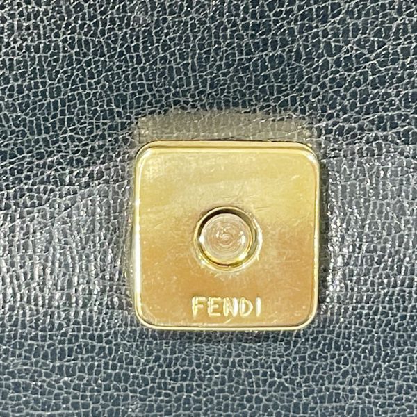 20464322 16 FENDI FF Logo Plate Tassel Crossbody Shoulder Bag