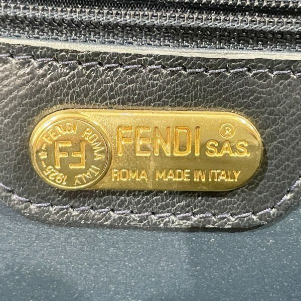 20464322 6 FENDI FF Logo Plate Tassel Crossbody Shoulder Bag