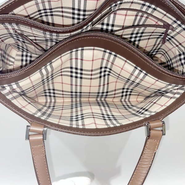 20465078 9 Burberry Logo Internal Check Handbag