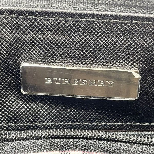 20465079 6 Burberry Logo Plate Internal Check Cylindrical Handbag