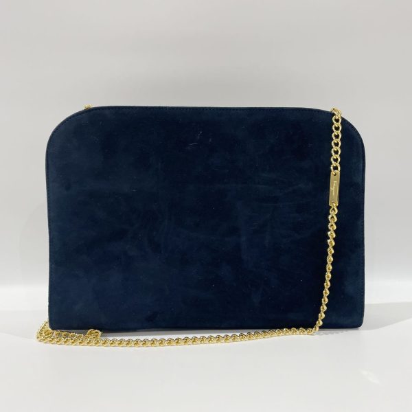 20465486 3 Salvatore Ferragamo Gancini Chain Crossbody Shoulder Bag Navy