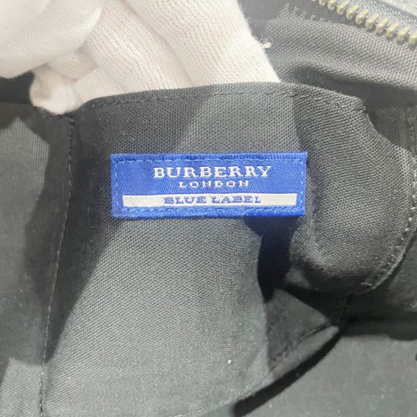 20465488 8 Burberry Blue Label Logo Plate Check Handbag