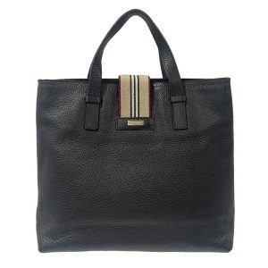 20465513 1 Balenciaga Navy Hippo Tote Bag Brown Biege