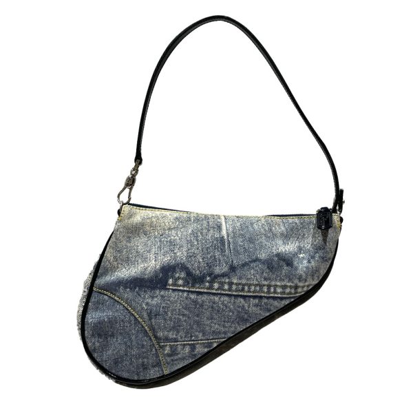 20467122 1 Christian Dior Saddle Pouch Transfer Print Shoulder Bag