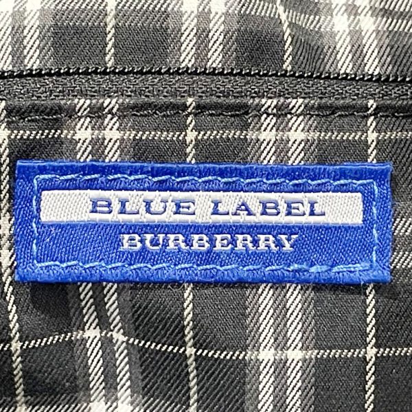 20467977 8 BURBERRY BLUE LABEL Shoulder Bag Logo Side Pocket Internal Check Bag