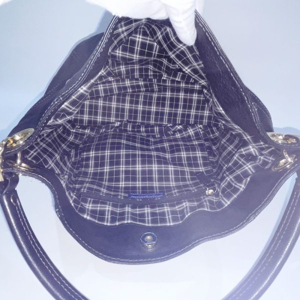 20467977 9 BURBERRY BLUE LABEL Shoulder Bag Logo Side Pocket Internal Check Bag