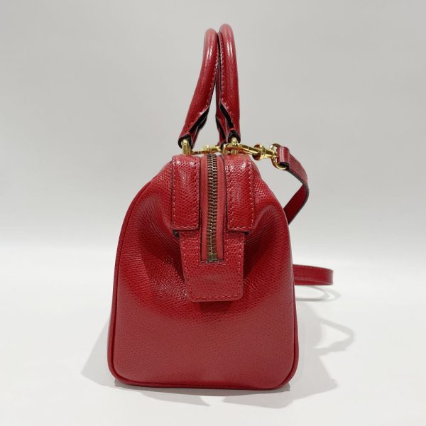 20467987 3 CELINE Logo Mini Handbag Red