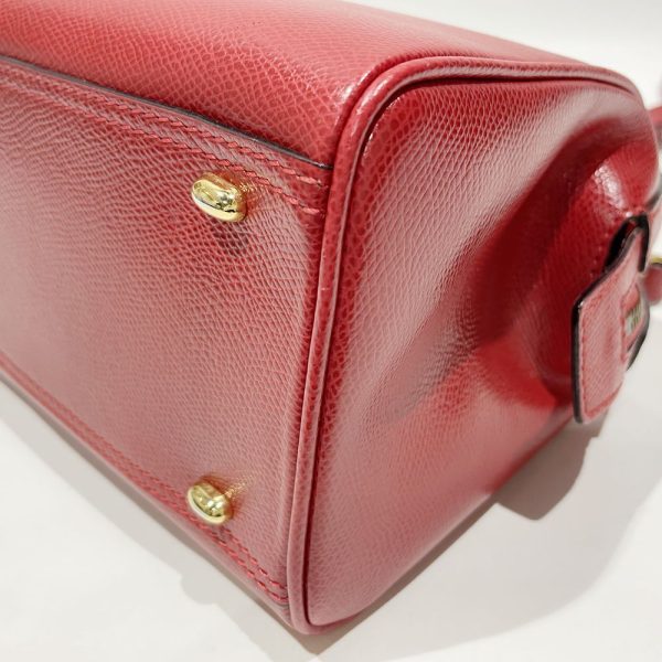 20467987 5 CELINE Logo Mini Handbag Red