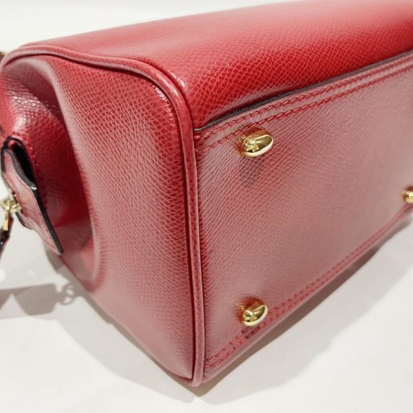 20467987 6 CELINE Logo Mini Handbag Red