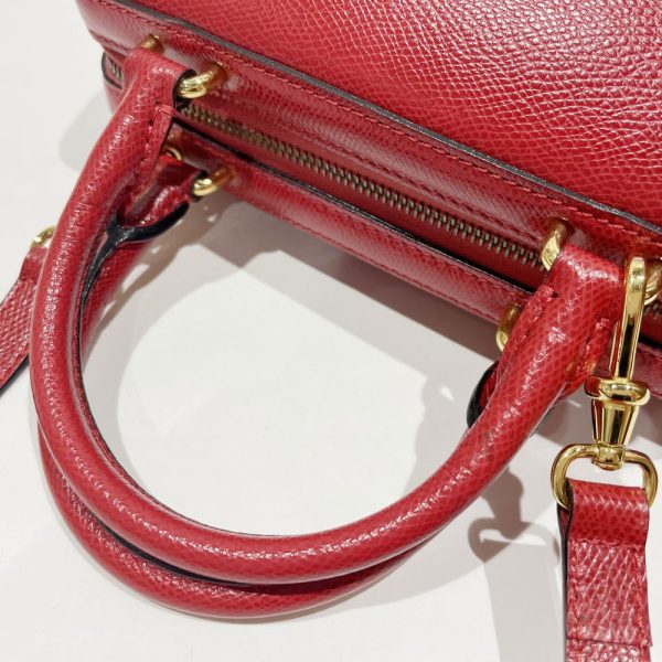 20467987 7 CELINE Logo Mini Handbag Red