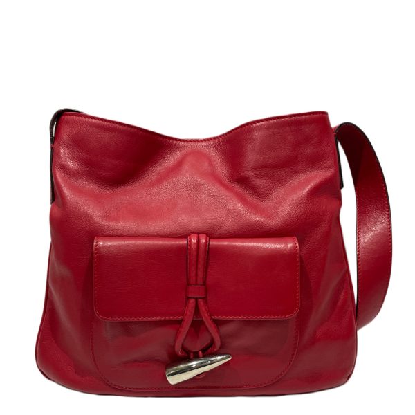 20469093 1 Burberry London Front Pocket Internal Check Red Shoulder Bag